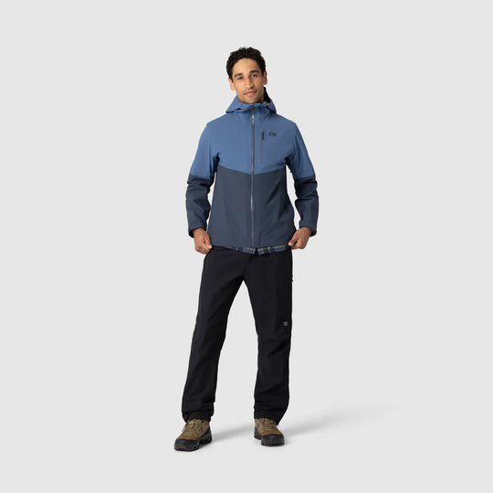 Outdoor Research Mens Foray 3L Jacket Skyline/Atlantic