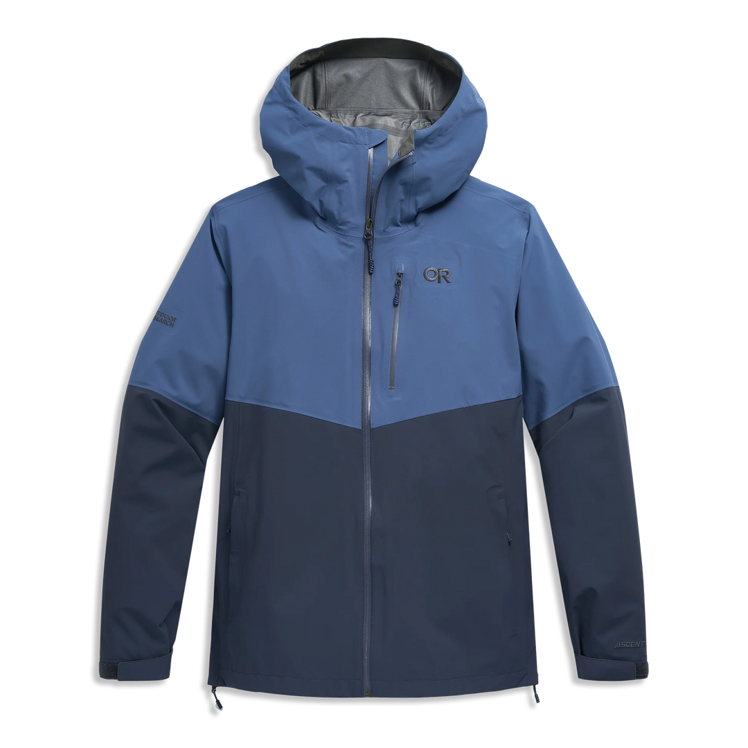 Outdoor Research Mens Foray 3L Jacket Skyline/Atlantic