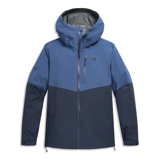 Outdoor Research Mens Foray 3L Jacket Skyline/Atlantic