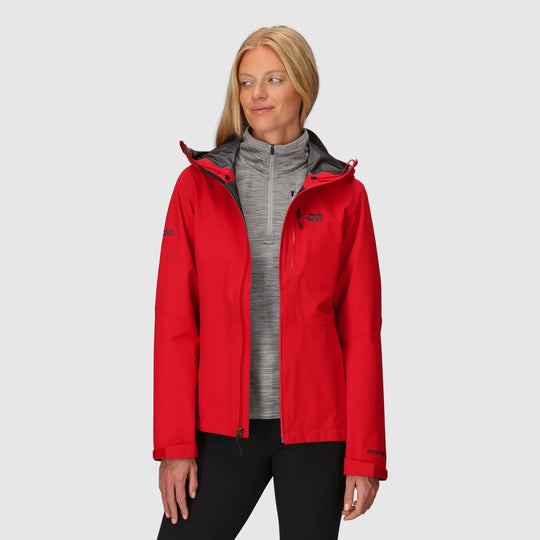 Outdoor Research Womens Aspire 3L Jacket Lingonberry