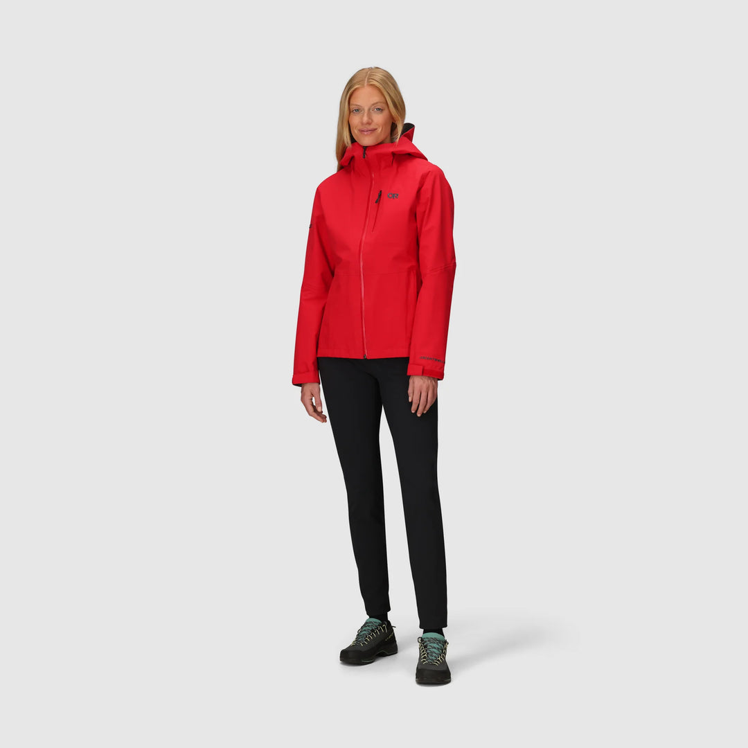 Outdoor Research Womens Aspire 3L Jacket Lingonberry