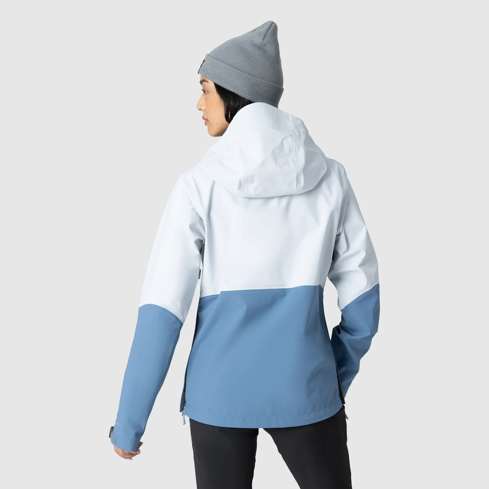 Outdoor Research Womens Aspire 3L Jacket Titanium/Ascent Blue