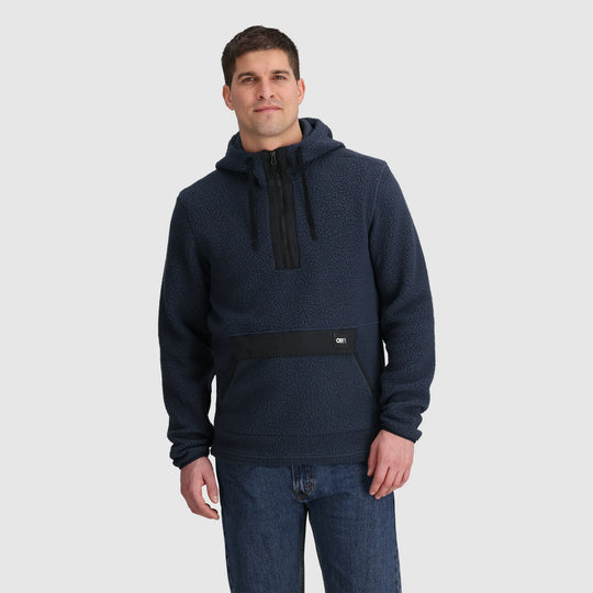 Outdoor Research Mens Grayland Fleece Pullover Hoodie Dark Navy