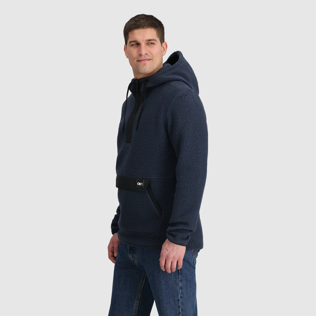 Outdoor Research Mens Grayland Fleece Pullover Hoodie Dark Navy