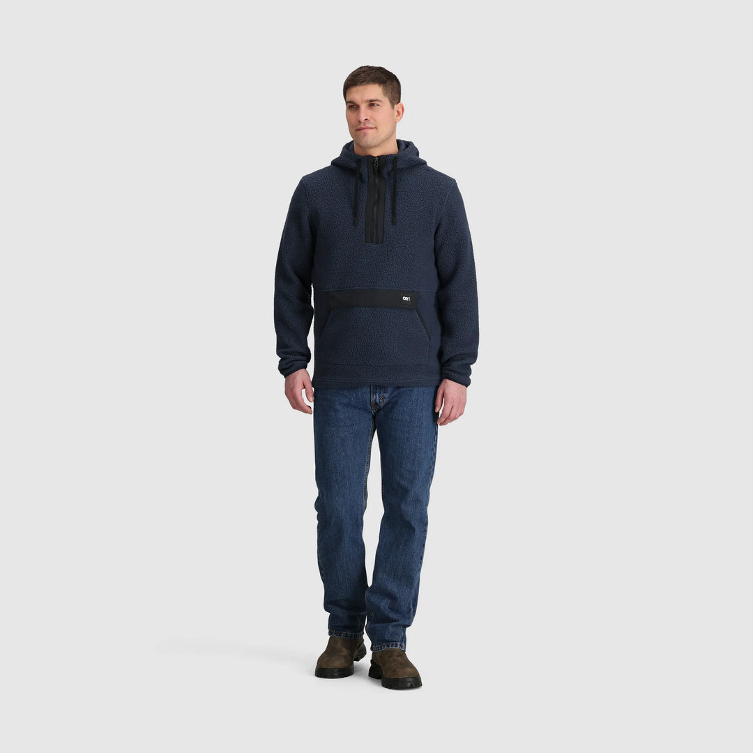 Outdoor Research Mens Grayland Fleece Pullover Hoodie Dark Navy