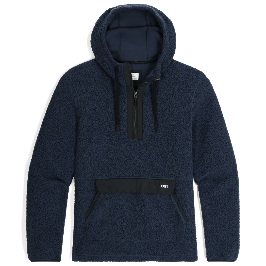 Outdoor Research Mens Grayland Fleece Pullover Hoodie Dark Navy