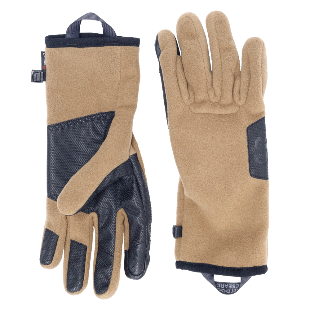 Outdoor Research Mens Gripper Sensor Windbloc Gloves Coyote
