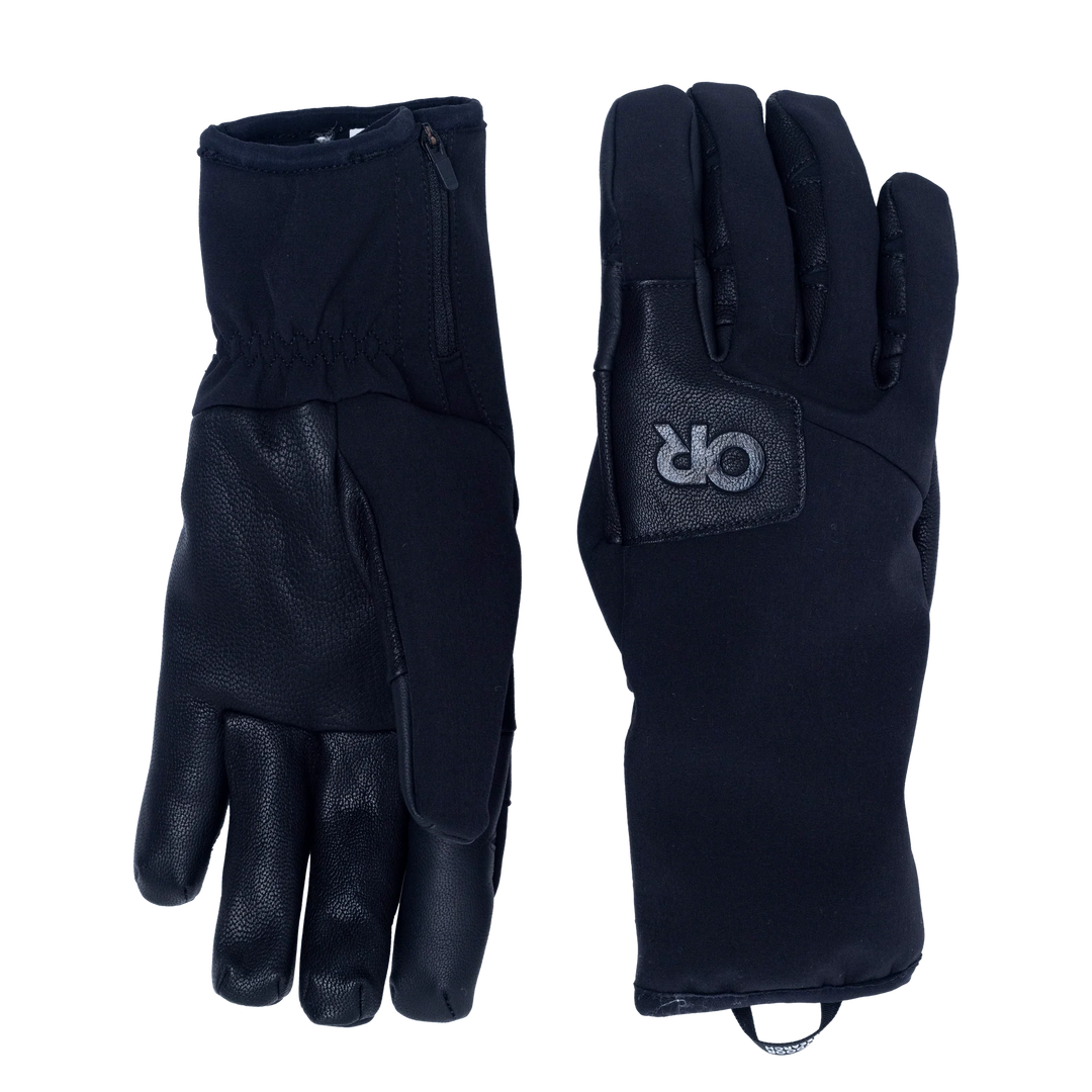 Outdoor Research Mens Stormtracker Sensor Windbloc Glove Black