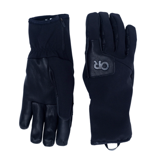 Outdoor Research Mens Stormtracker Sensor Windbloc Glove Black