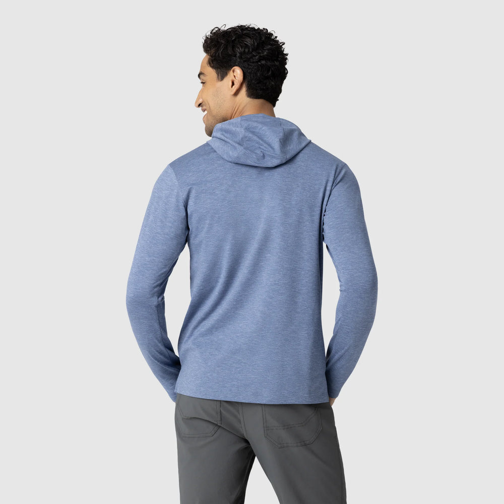 Outdoor Research Mens ActiveIce Spectrum Sun Hoodie Ascent Blue Heather