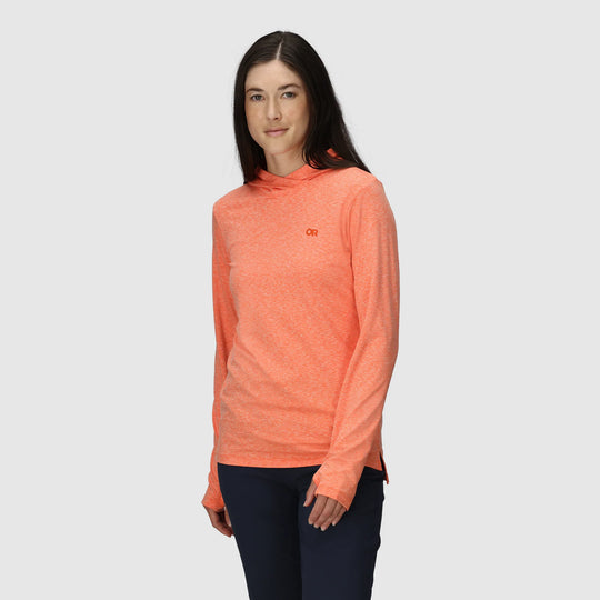 Outdoor Research Womens ActiveIce Spectrum Sun Hoodie Zest/Heather