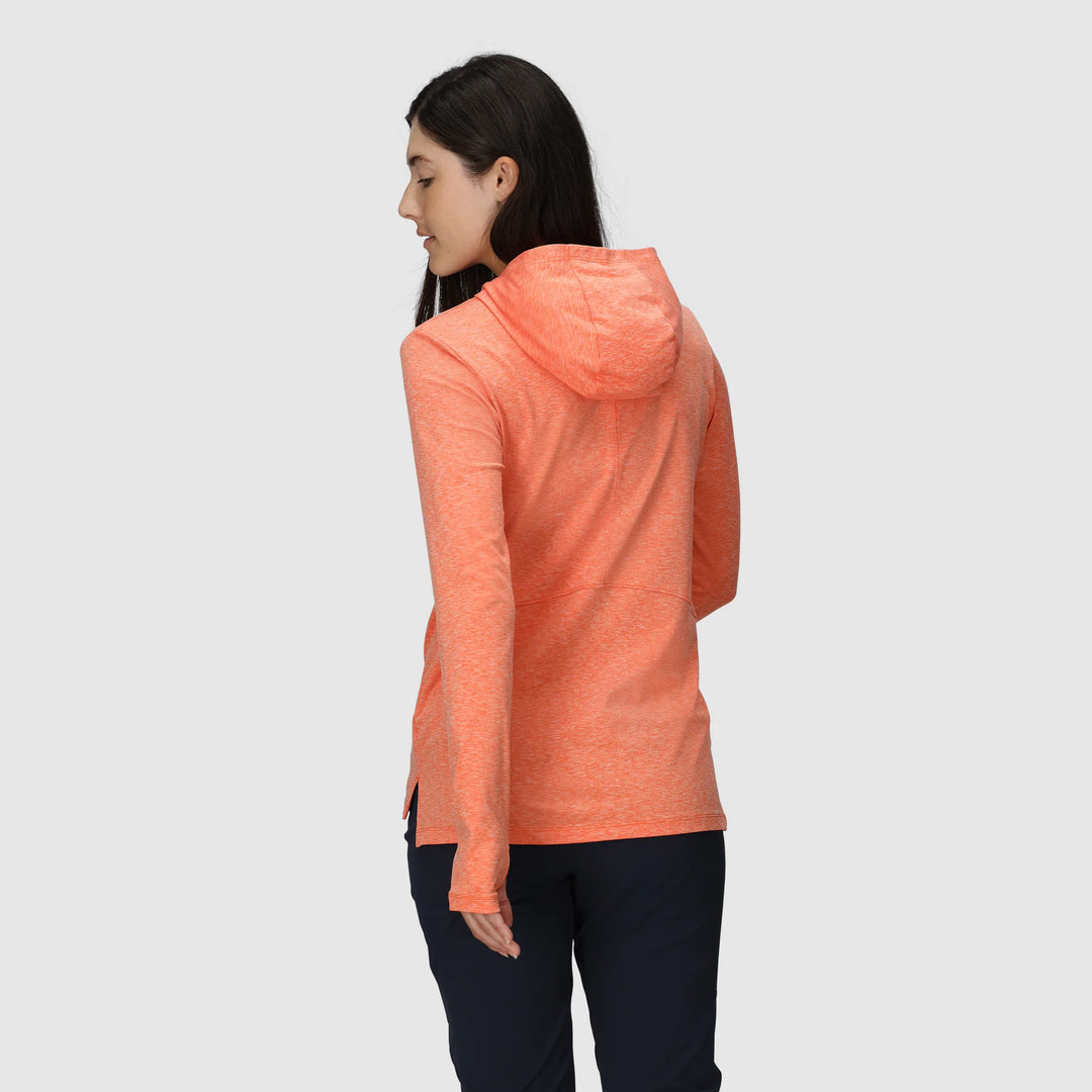 Outdoor Research Womens ActiveIce Spectrum Sun Hoodie Zest/Heather
