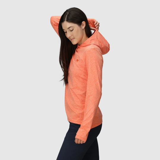 Outdoor Research Womens ActiveIce Spectrum Sun Hoodie Zest/Heather