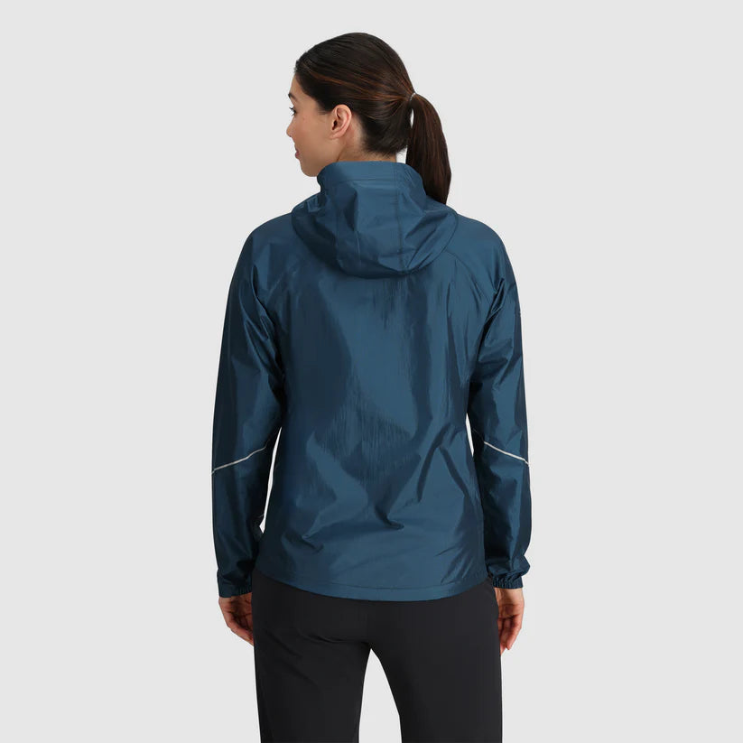 Outdoor Research Womens Helium Rain Jacket Harbor
