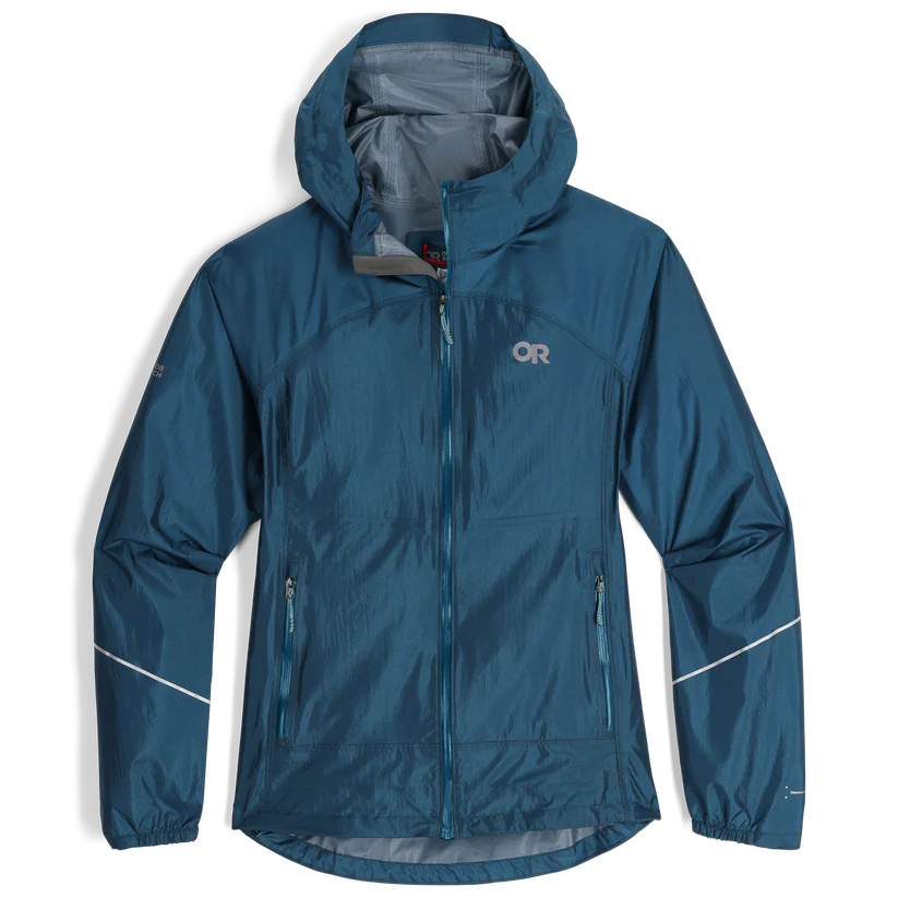 Outdoor Research Womens Helium Rain Jacket Harbor