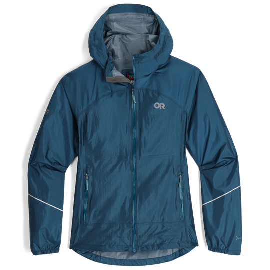 Outdoor Research Womens Helium Rain Jacket Harbor