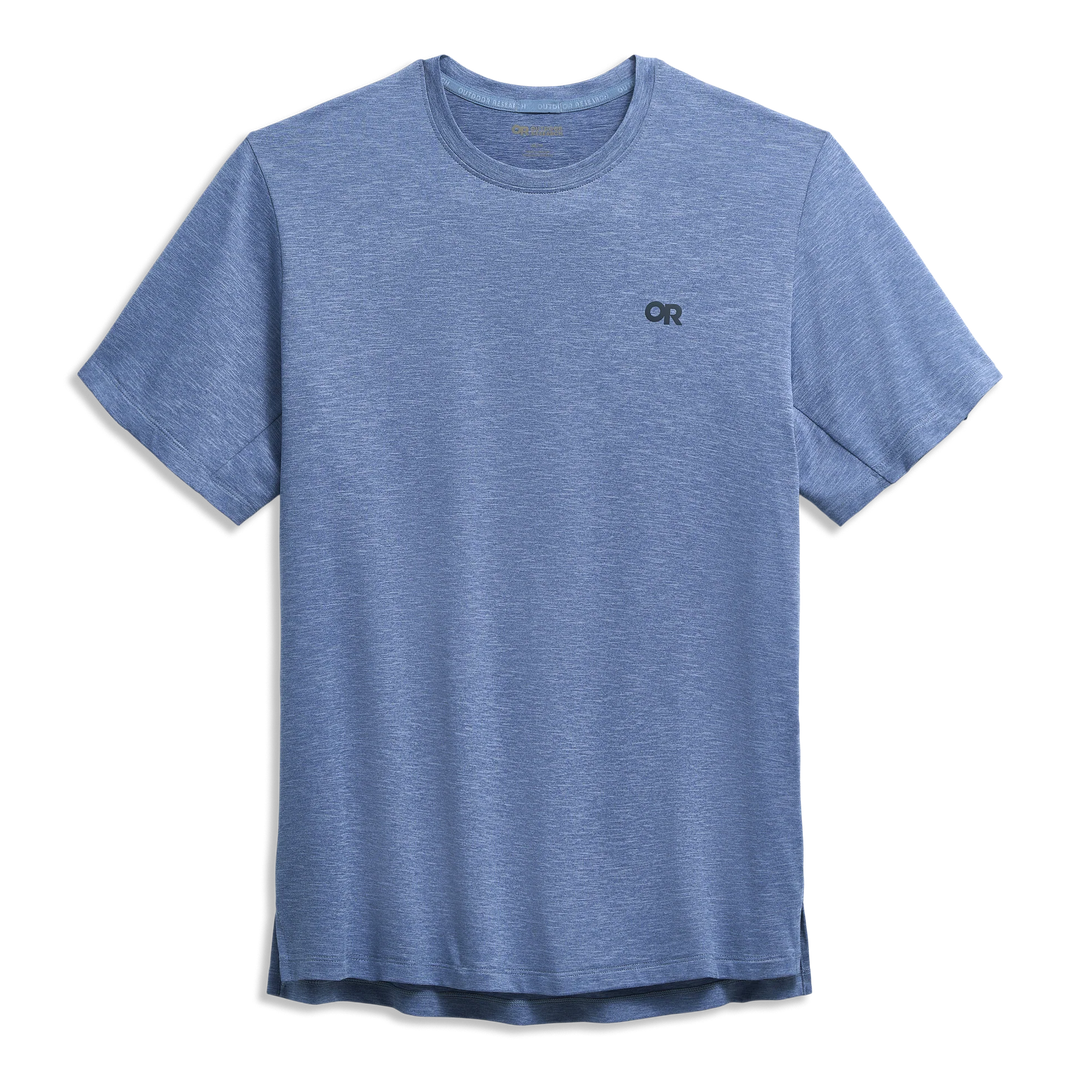 Outdoor Research Mens ActiveIce Spectrum Sun T-Shirt Ascent Blue Heather