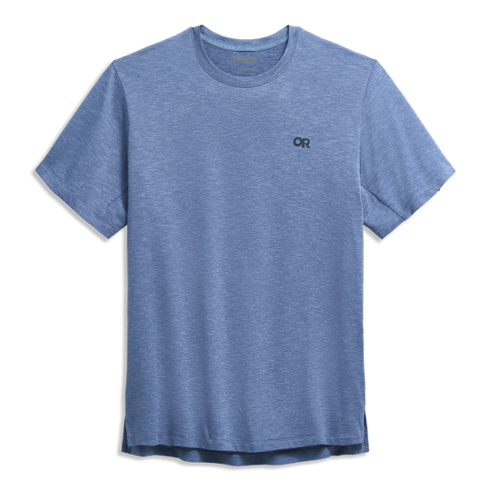 Outdoor Research Mens ActiveIce Spectrum Sun T-Shirt Ascent Blue Heather