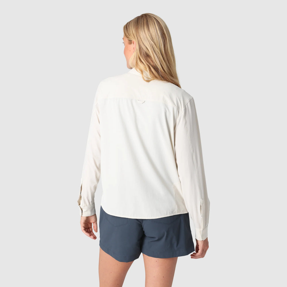 Outdoor Research Womens Astroman Long Sleeve Sun Shirt Oyster