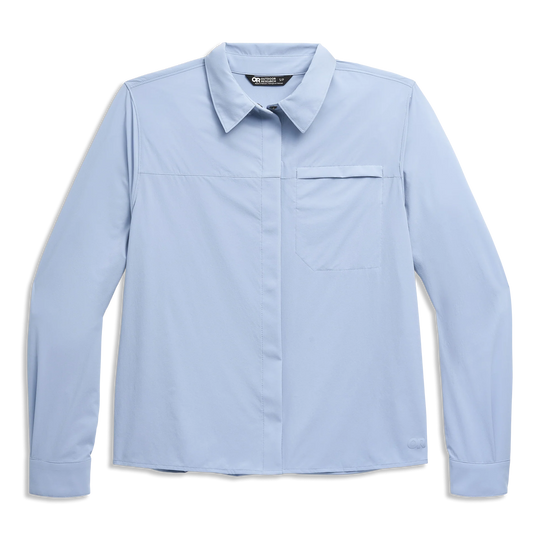 Outdoor Research Womens Astroman Long Sleeve Sun Shirt Fjord