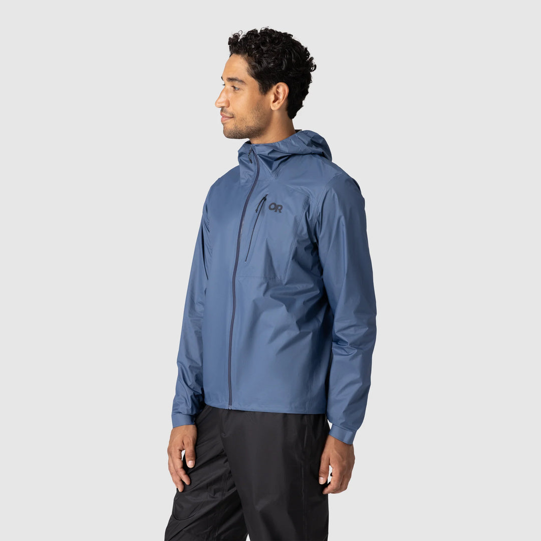 Outdoor Research Mens Helium UL Rain Jacket Skyline