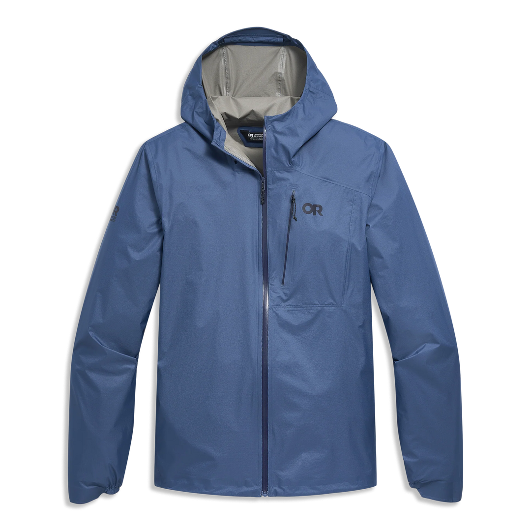 Outdoor Research Mens Helium UL Rain Jacket Skyline