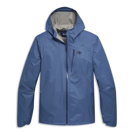 Outdoor Research Mens Helium UL Rain Jacket Skyline