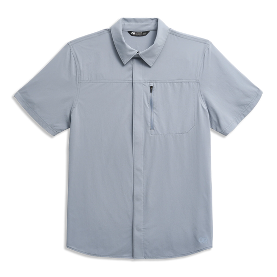 Outdoor Research Mens Astroman Air Short Sleeve Sun Shirt Slate