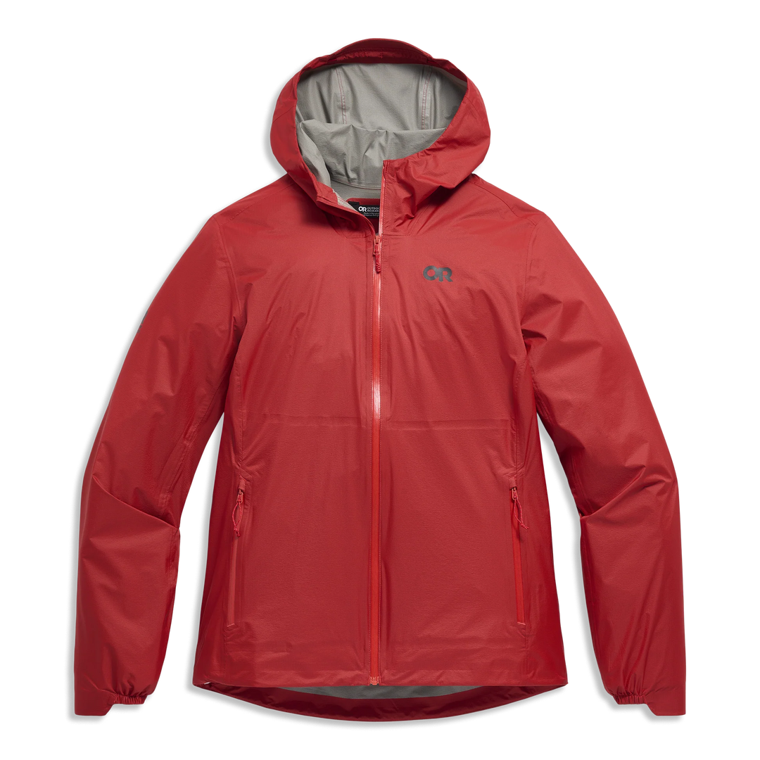 Outdoor Research Womens Helium Rain UL Jacket Madrone Red