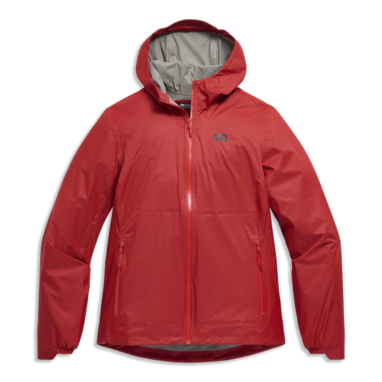 Outdoor Research Womens Helium Rain UL Jacket Madrone Red