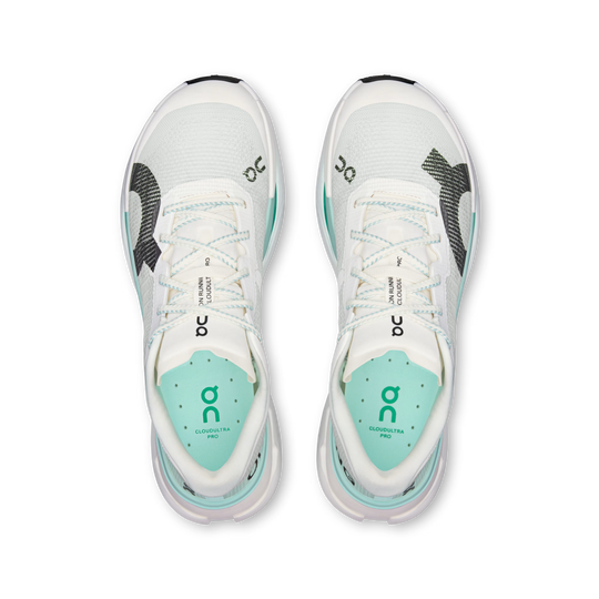 On Cloudultra Pro Mens Trail Running Shoes Ivory Celeste