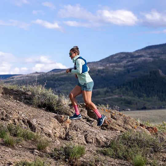 Injinji Womens Specific Ultra Run Crew Coral
