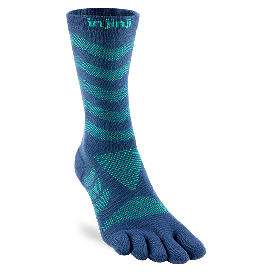 Injinji Womens Specific Ultra Run Crew Coral