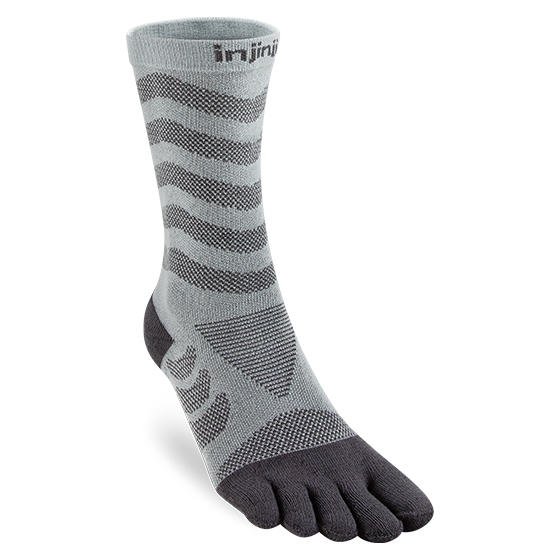 Injinji Womens Specific ULTRA RUN Crew Slate