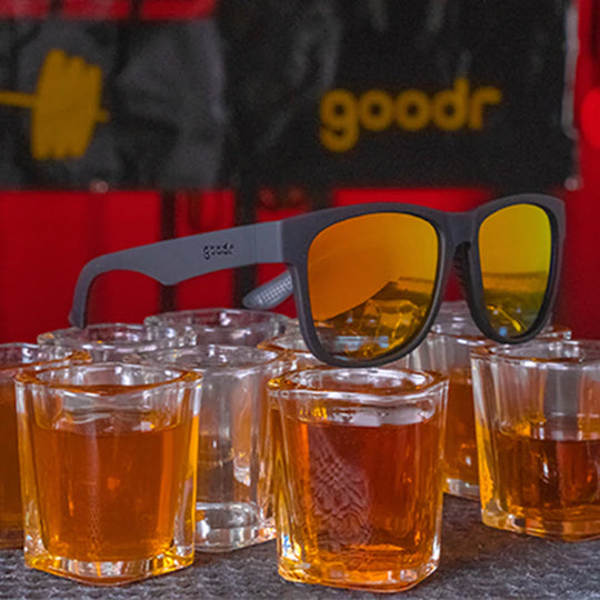 Goodr BFGs Sunglasses Beelzebubs Bourbon Burpees