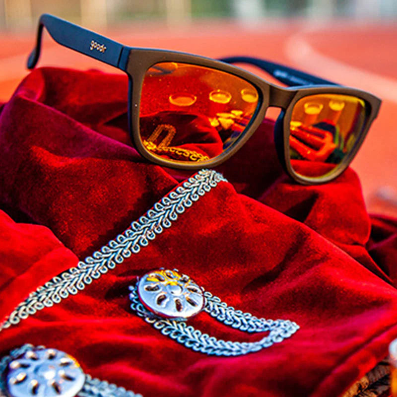 Goodr OG Sunglasses Whiskey Shots with Satan