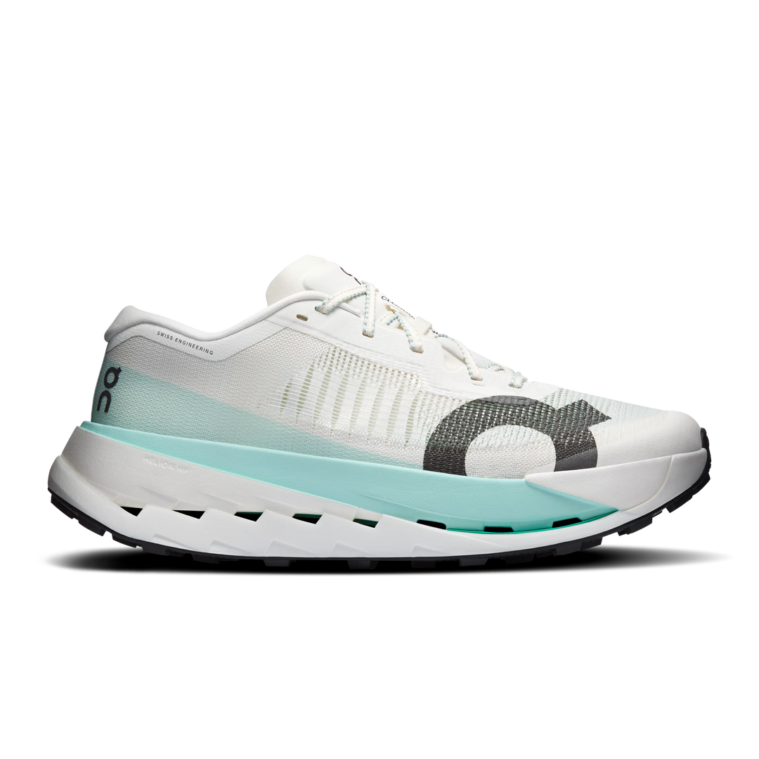 On Cloudultra Pro Mens Trail Running Shoes Ivory Celeste
