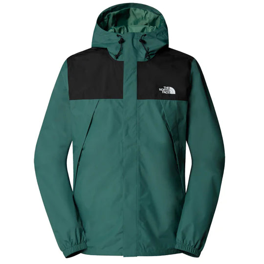 The North Face Men's Antora Jacket Duck Green TNF Black