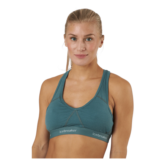 Icebreaker Womens Sprite Racerback Bra Sage