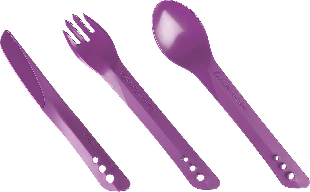 Life Venture Ellipse Knife, Fork & Spoon Set