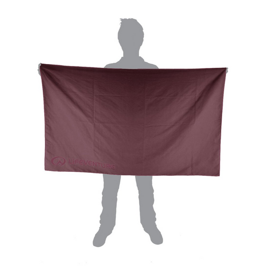 Life Venture Recycled SoftFibre Trek Towel Blackcurrant, Giant