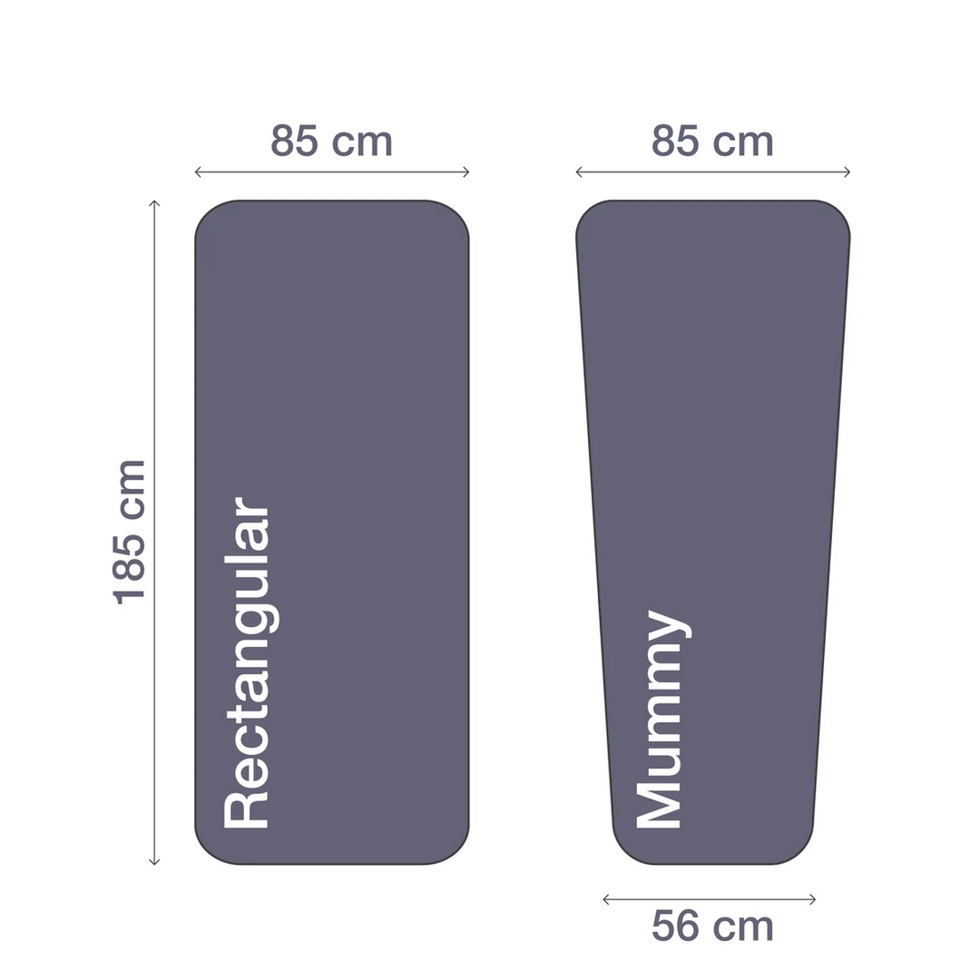 Life Venture Silk Sleeping Bag Liner Rectangular Grey