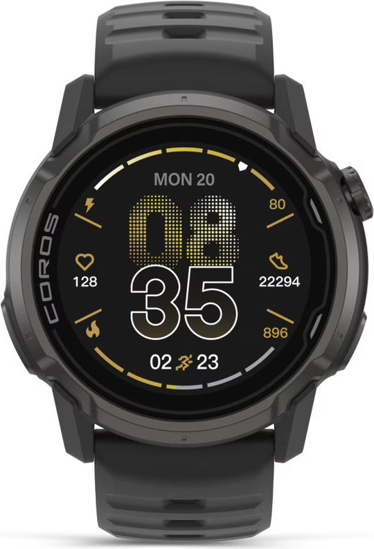 COROS APEX 4 GPS Sports Watch Black 42mm w/ silicone band