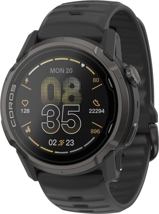COROS APEX 4 GPS Sports Watch Black 42mm w/ silicone band