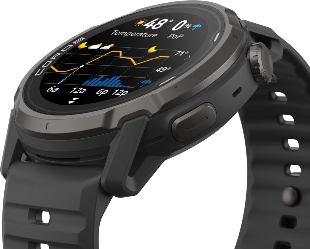 COROS APEX 4 GPS Sports Watch Black 42mm w/ silicone band