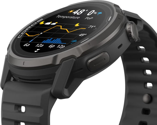 COROS APEX 4 GPS Sports Watch Black 42mm w/ silicone band