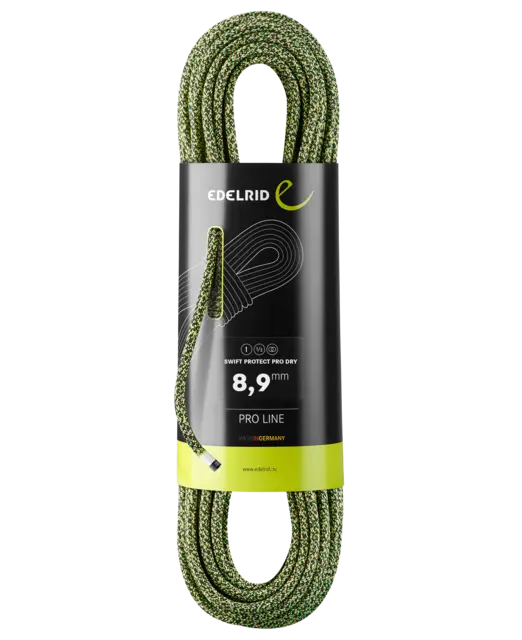 Edelrid Swift Protect Pro Dry 8.9mm Dynamic Climbing Rope