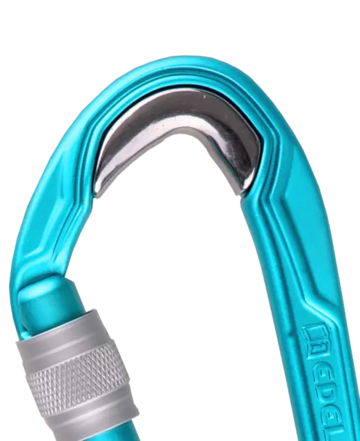 Edelrid Bulletproof Screw Climbing Carabiner Icemint