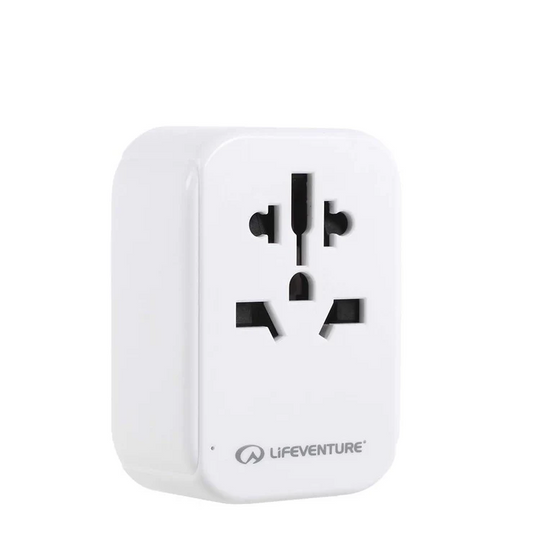 Life Venture European Travel Adaptor with USB + USB C
