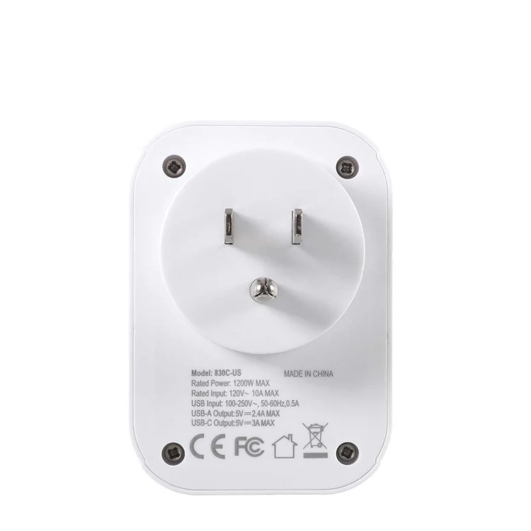 Life Venture USA Travel Adaptor with USB + USB C